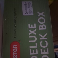 Outdoor Garden Storage Deck