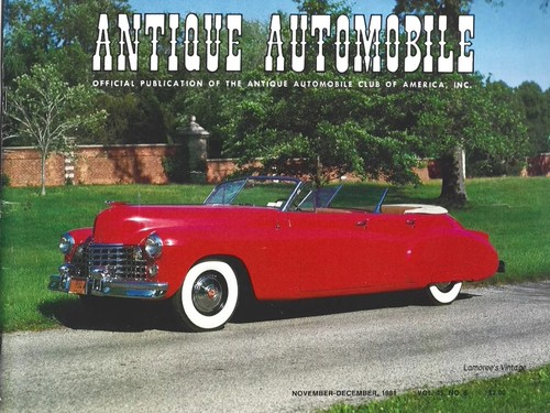 The antique automobile - the,