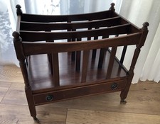 Vintage Mahogany Canterbury /