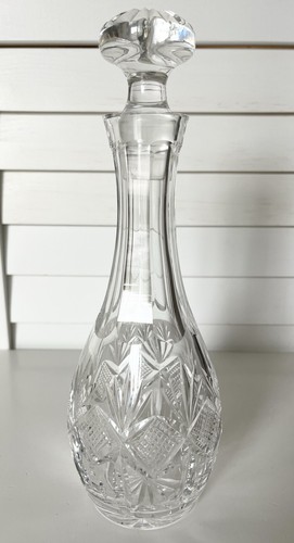Waterford crystal decanter - crystal, fan