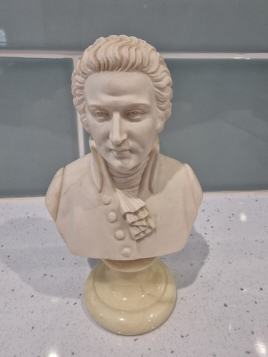 Mozart bust sculpture a - sculpture,