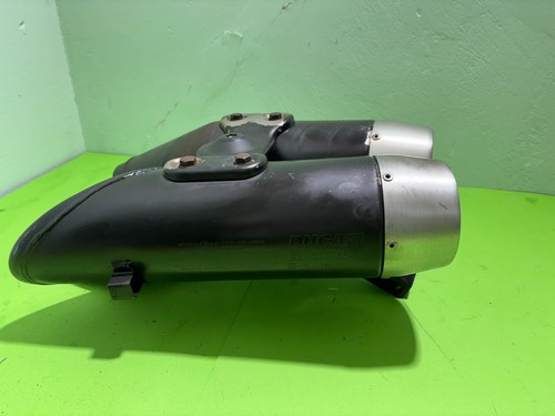 Ducati oem exhaust end cans - ducati,