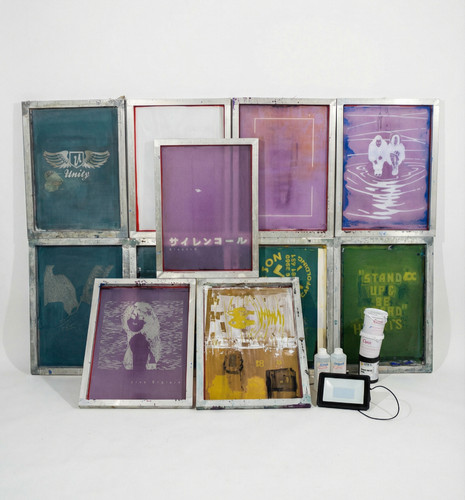 Large silk screens - 11, x