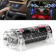 4 Farad Power Capacitor Car Amplifier Amp Bass Digital LED  Power Capacitor