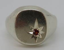 Sterling silver & amber