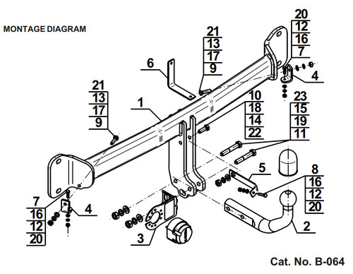Swan neck tow bar - swan, bmw