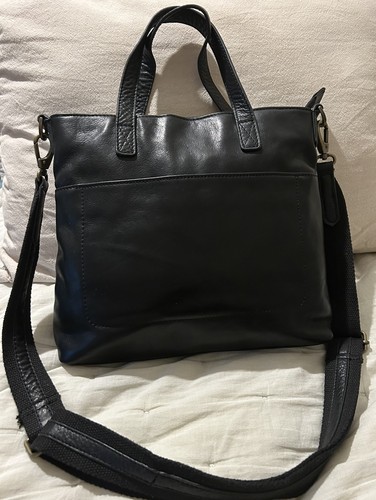 Fat face black leather - fat,