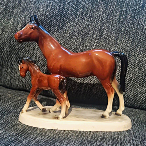 Horse foal ceramic figurine - horse,