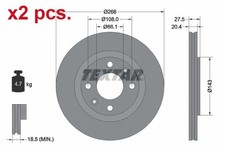 X2 PCS FRONT BRAKE DISC ROTOS