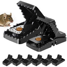 6X Mouse Traps Heavy Duty Mice Snap Catcher Rodent Mice Reusable Pest Control