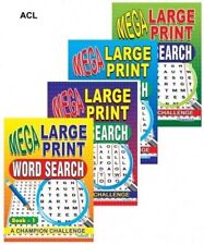 A4 Word Search Mega Large Print Puzzle Books 100s Puzzles per book Wordsearch