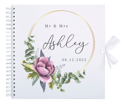 Personalised wedding scrapbook - personalised,