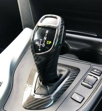 BMW Genuine Carbon Fibre Interior Gear Knob & Surround Trim F20 F30 F31 F32 RHD