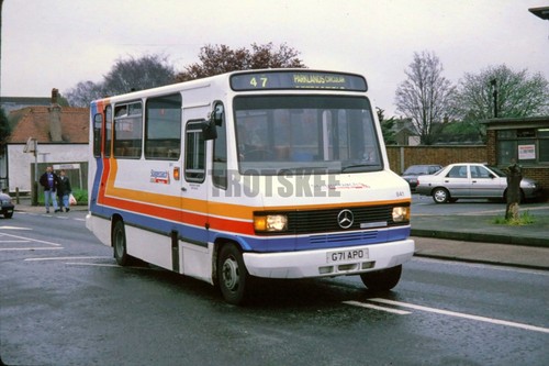 35mm slide sussex bus - 35mm,
