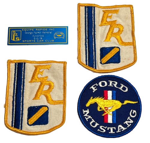 Vtg 70s equipe rapide patch - equipe,