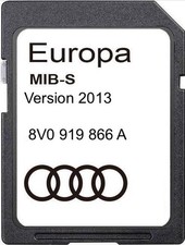 GENUINE Audi Navigation SD Card MIB-S 2013 A3 S3 RS3 Sat Nav Maps 8V0919866A