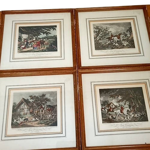 Vintage hunting scene art - vintage,