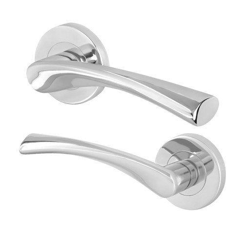 Chrome internal door handles - door,
