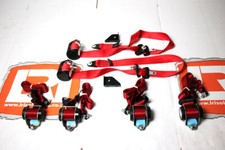 Front Middle Rear Red Seat