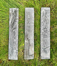 Premium Damascus Ladder Steel Billet Bar 30x5cm Bush Craft Knife Tool Making Bar