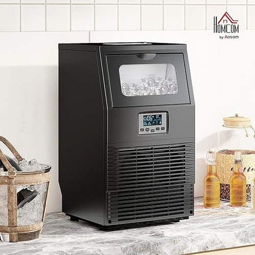 Homcom commercial ice maker - commercial,
