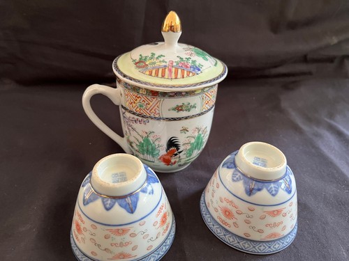 Antique chinese porcelain set - porcelain,