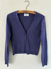 Brora 100% cashmere purple