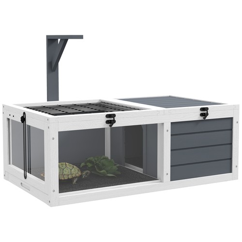 Pawhut tortoise house wooden - pawhut,