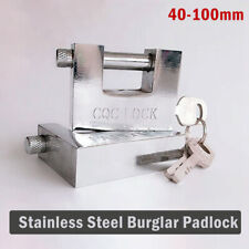 High Security Container Padlock Garage Trailer  Heavy Duty Lock Box Pad Shutter
