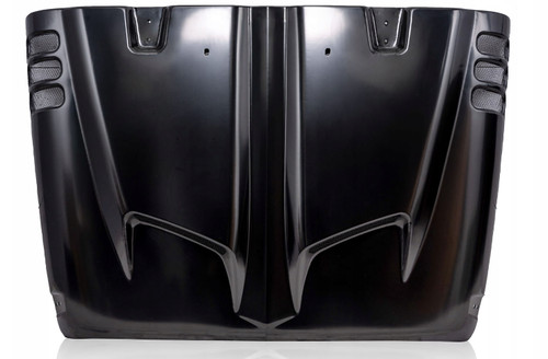 Front hood ventilated steel