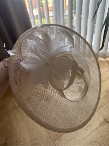 Wedding ivory hat - wedding,