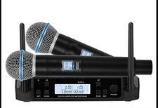 New GLXD4 Vocal Dual Channel Wireless Microphone SHURE 2 BETA58A GLXD24