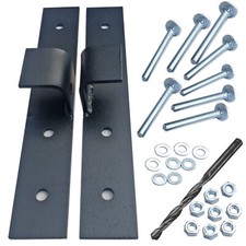 Heavy Duty Security hasp - Vertical - Padlock protection unlike hasp & staple