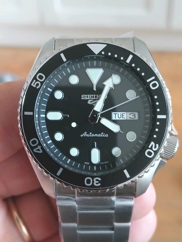 Seiko srpd55k1 black dial - black,