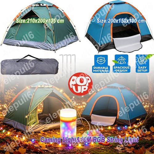 Full automatic man - man, camping