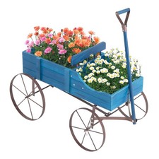  Wooden Wagon Planter