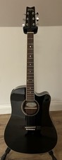 Washburn D10SCEB Electric Acoustic Guitar  Black