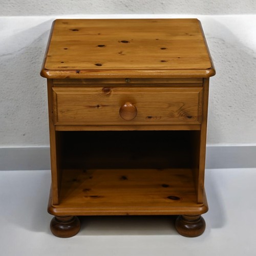 Pine bedside cabinet knotted - pine,