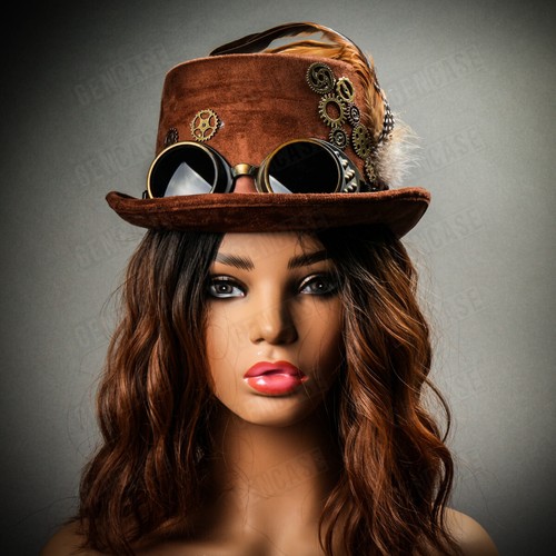 Women brown steampunk - brown,