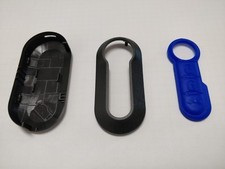 Black COVER AND ELECTRIC BLUE BUTTONS FIAT PANDA DUCATO BRAVO 500 PUNTO EVO LANCIA DELTA Y