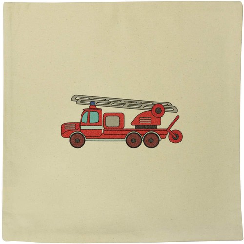 Red fire truck canvas - 'red,