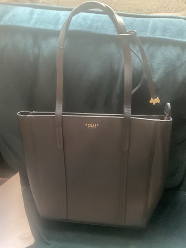 Radley london grey leather - leather, zip