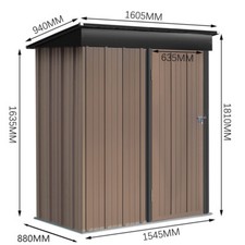 Galvanized Steel Box Shed