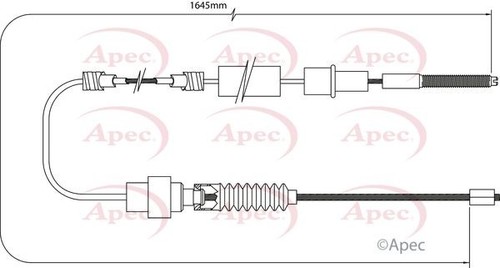 Apec rear brake - brake, for