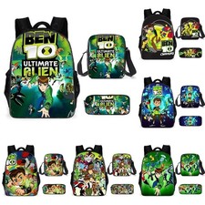 UK HOT Ben 10 3D Kids Backpack Set: Schoolbag + Pencil Case – UK Gifts