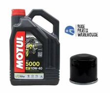 SUZUKI GSXR 750 1988-1989 MOTUL 5000 10W40 OIL & FILTER SERVICE KIT