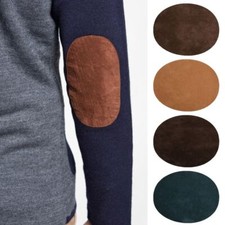 Oval Elbow Patches Iron-on Iron On Patches Suede Fabric Patch  Jacket Tops