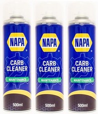 3x NAPA Carb Cleaner Spray