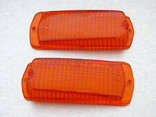 DATSUN 510 120Y B210 240z Pair side marker light lens AMBER