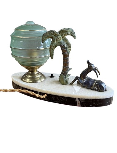 Art deco table lamp vintage - lamp,